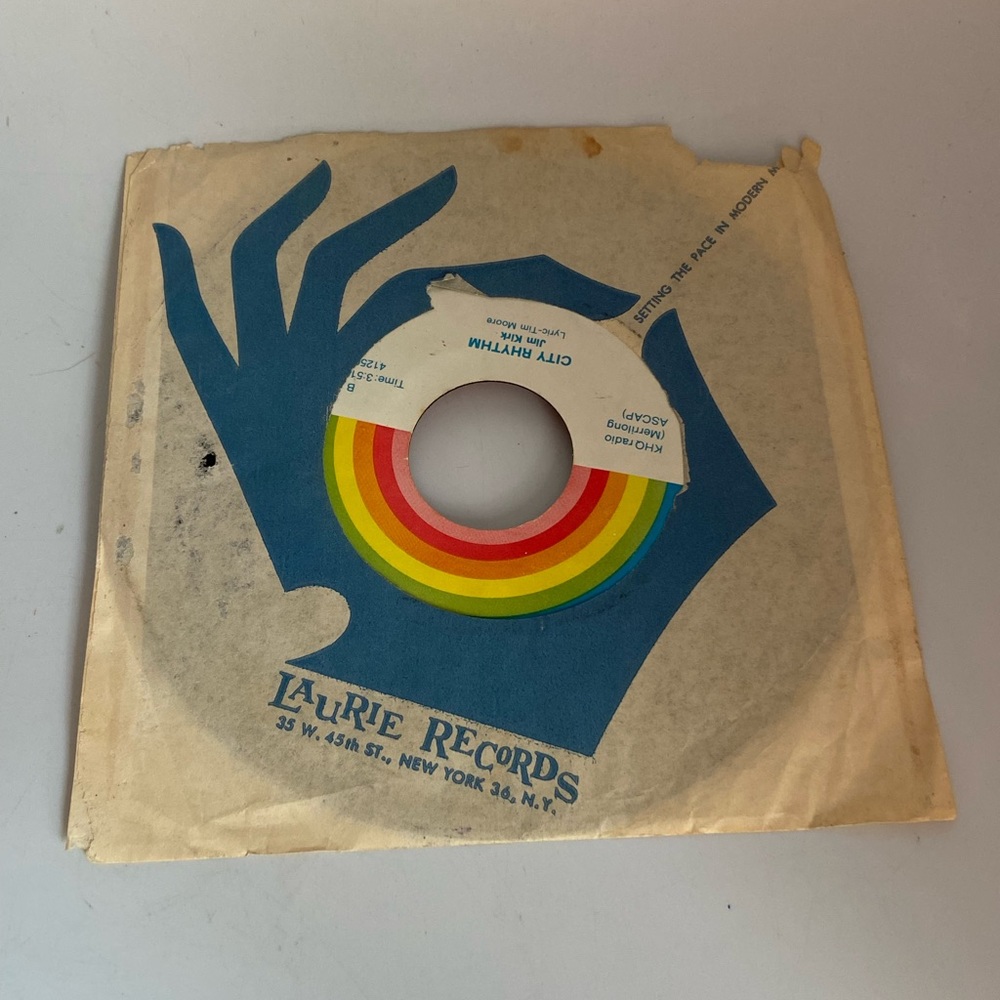 Jim Kirk 45 Vinyl Record